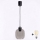 Brilagi - LED luster na lanku RETRO GLASS 1xE27/60W/230V priemer 14 cm čierna/dymovo-šedá