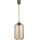 Brilagi - LED luster na lanku RETRO GLASS 1xE27/60W/230V priemer 14 cm hnedá/dymová hnedá