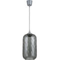 Brilagi - LED luster na lanku RETRO GLASS 1xE27/60W/230V priemer 14 cm strieborná/dymová šedá