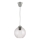 Brilagi - LED luster na lanku RETRO GLASS 1xE27/60W/230V priemer 18 cm strieborná/priehľadná