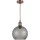 Brilagi - LED luster na lanku RETRO GLASS 1xE27/60W/230V priemer 25 cm biela/dymovo-sivá