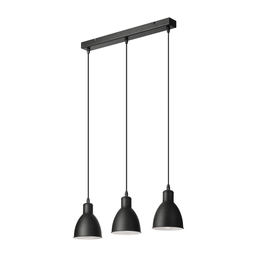 Brilagi - LED luster na lanku RIDDY 3xE27/60W/230V čierna