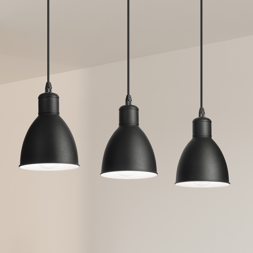 Brilagi - LED luster na lanku RIDDY 3xE27/60W/230V čierna