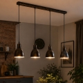 Brilagi - LED luster na lanku RIDDY 4xE27/60W/230V medená/patina