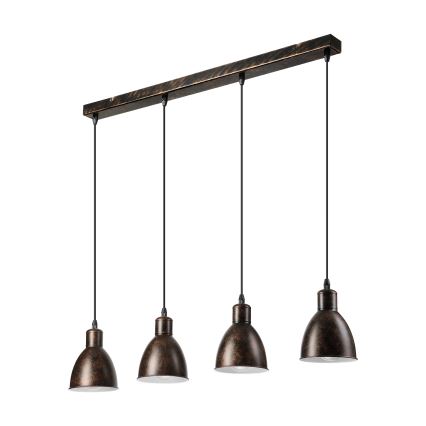 Brilagi - LED luster na lanku RIDDY 4xE27/60W/230V medený/patina