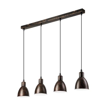 Brilagi - LED luster na lanku RIDDY 4xE27/60W/230V medený/patina
