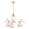 Brilagi - LED luster na reťazi ANTICO 3xE27/60W/230V 3000K biela patina