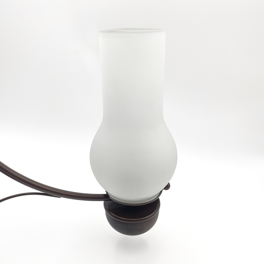 Brilagi - LED Luster na reťazi COTTAGE 3xE14/40W/230V dub/biela