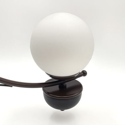 Brilagi - LED Luster na reťazi COTTAGE 3xG9/40W/230V dub/biela