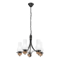 Brilagi - LED Luster na reťazi COTTAGE 5xE14/40W/230V buk/biela