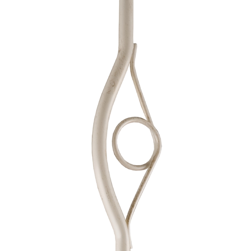 Brilagi - LED Luster na tyči ANTICO 1xE27/60W/230V biela patina