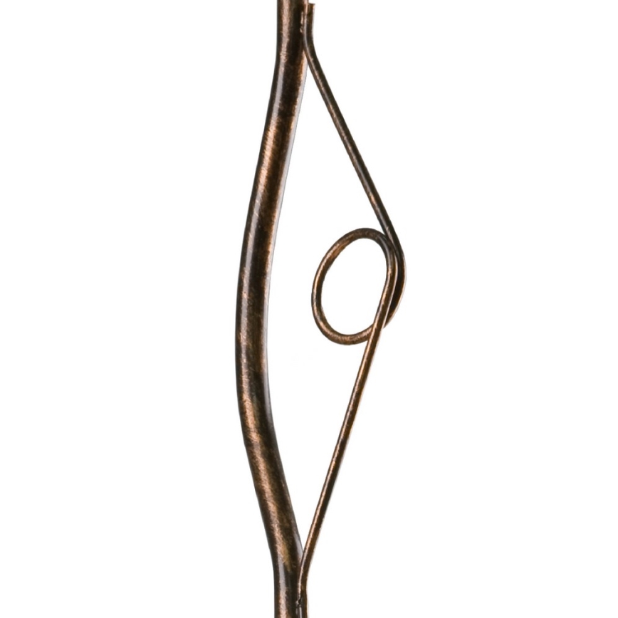 Brilagi - LED Luster na tyči ANTICO 1xE27/60W/230V bronz patina