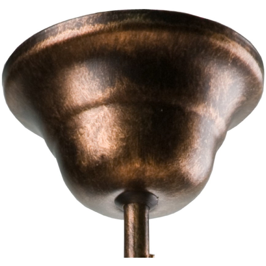 Brilagi - LED Luster na tyči ANTICO 1xE27/60W/230V bronz patina