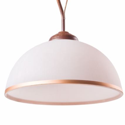 Brilagi - LED Luster na tyči ANTICO 1xE27/60W/230V bronz patina