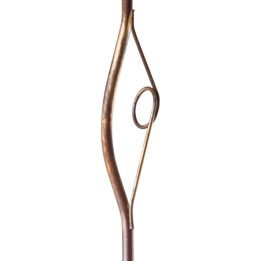 Brilagi - LED Luster na tyči ANTICO 1xE27/60W/230V bronz patina