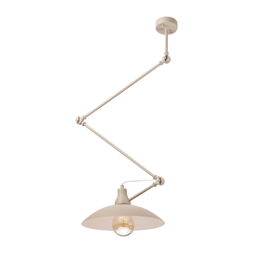 Brilagi - LED luster na tyči IRONBEAM 1xE27/60W/230V béžový