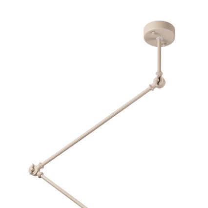 Brilagi - LED luster na tyči IRONBEAM 1xE27/60W/230V béžový