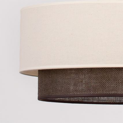 Brilagi - LED luster v štýle BOHO na lanku 1xE27/15W/230V pr. 40 cm krémová/hnedá