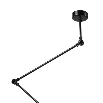 BRILAGI - LED nastaviteľný luster na tyči IRONBEAM 1xE27/60W/230V čierna