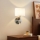 Brilagi - LED Nástenná lampa DAYA 1xE14/40W/230V + LED/3W biela/matný chróm