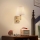 Brilagi - LED Nástenná lampa DEYA 1xE14/40W/230V + LED/3W ľan/zlatá