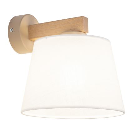 BRILAGI - LED nástenná lampa LATTE SABIA 1xE27/15W/230V borovica/biela