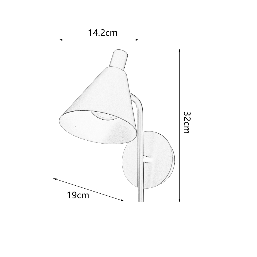 Brilagi - LED Nástenná lampa LUCERA LED/3W/230V biela