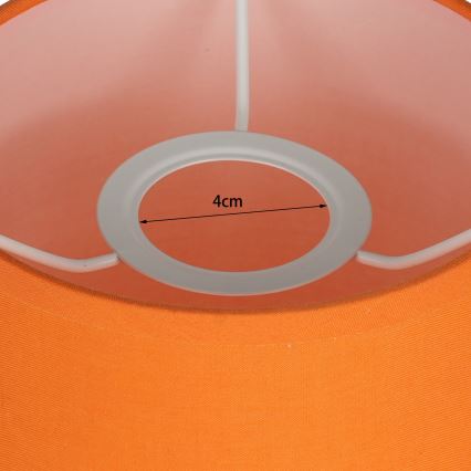 Brilagi - LED Flexibilná nástenná lampa NUBILA WOOD 1xE27/25W/230V + LED/3W dub/biela/oranžová