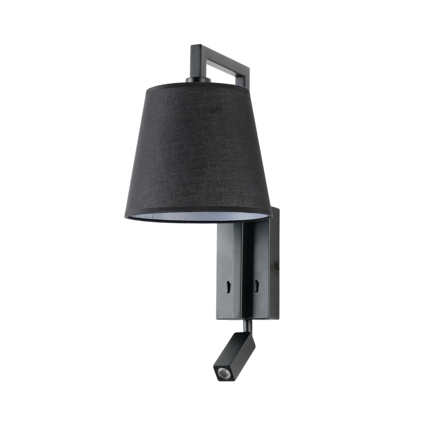 Brilagi - LED Nástenná lampa RAYAS 1xE14/40W/230V + LED/3W čierna