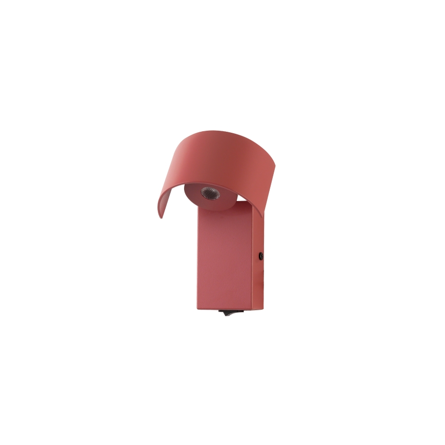 Brilagi - LED Nástenná lampa VASTO LED/3W/230V burgundy