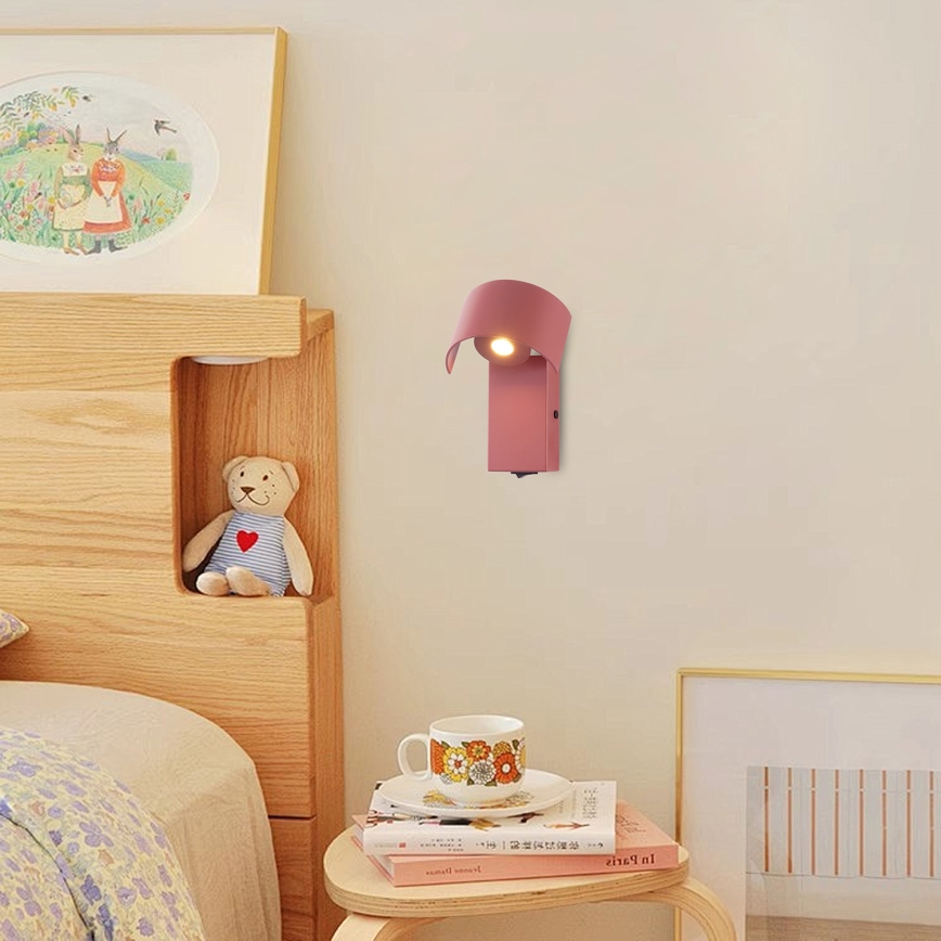 Brilagi - LED Nástenná lampa VASTO LED/3W/230V burgundy