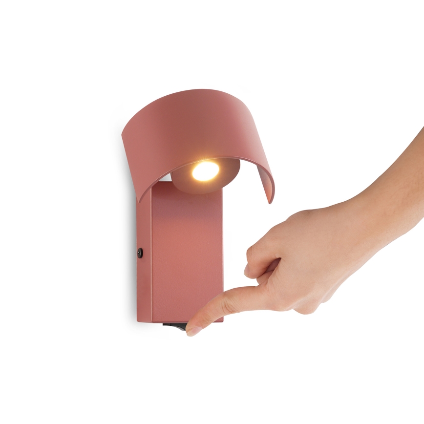 Brilagi - LED Nástenná lampa VASTO LED/3W/230V burgundy