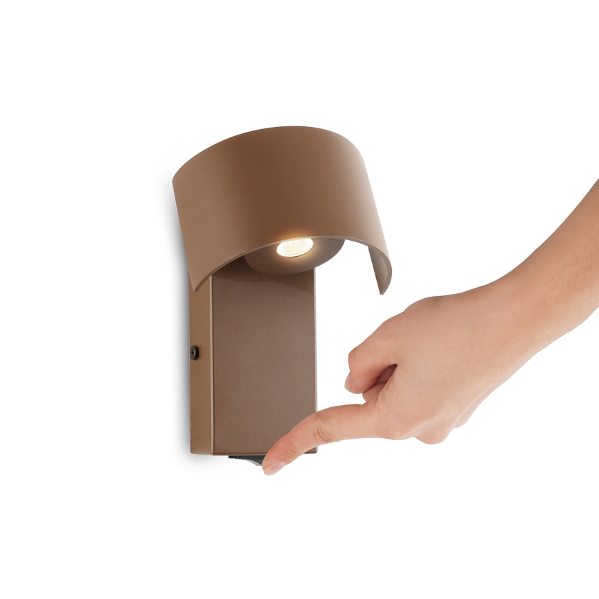 Brilagi - LED Nástenná lampa VASTO LED/3W/230V hnedá