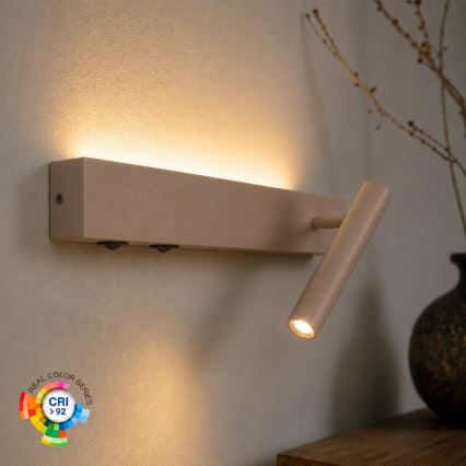 Brilagi - LED nástenné bodové svietidlo ARLIX LED/3W/230V + LED/7W béžová CRI 90