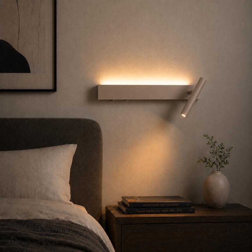 Brilagi - LED nástenné bodové svietidlo ARLIX LED/3W/230V + LED/7W béžová CRI 90