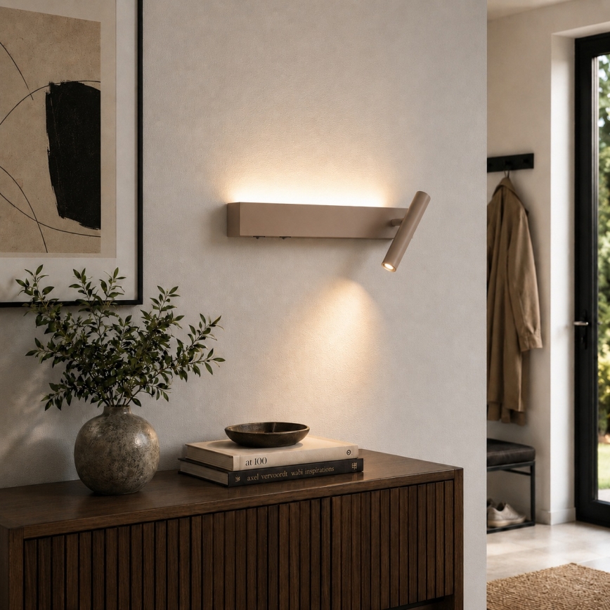 Brilagi - LED nástenné bodové svietidlo ARLIX LED/3W/230V + LED/7W béžová CRI 90