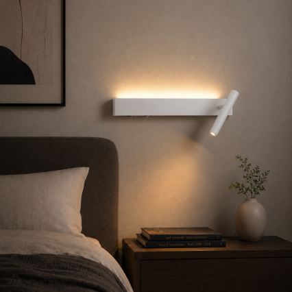 Brilagi - LED nástenné bodové svietidlo ARLIX LED/3W/230V + LED/7W biela CRI 90