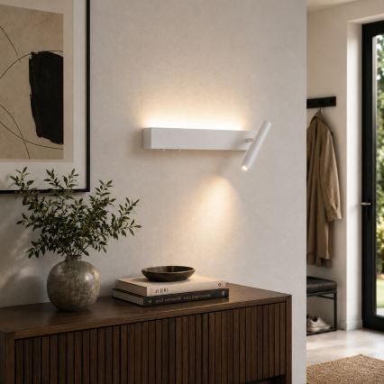 Brilagi - LED nástenné bodové svietidlo ARLIX LED/3W/230V + LED/7W biela CRI 90
