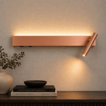 Brilagi - LED nástenné bodové svietidlo ARLIX LED/3W/230V + LED/7W bronzové CRI 90