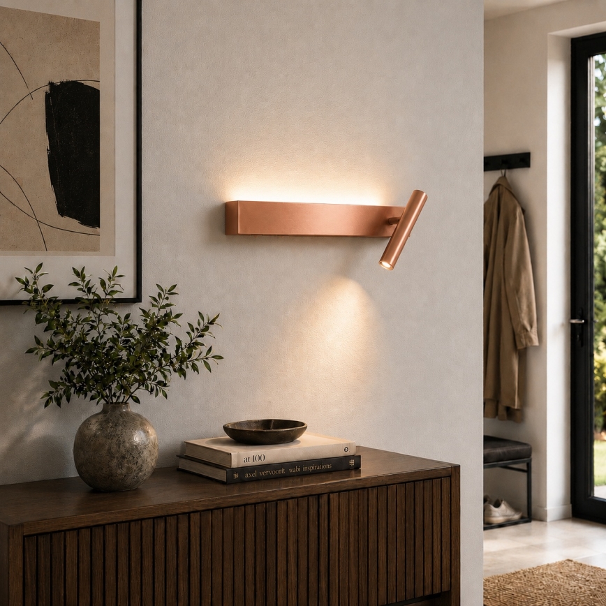Brilagi - LED nástenné bodové svietidlo ARLIX LED/3W/230V + LED/7W bronzové CRI 90
