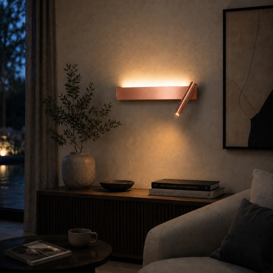 Brilagi - LED nástenné bodové svietidlo ARLIX LED/3W/230V + LED/7W bronzové CRI 90