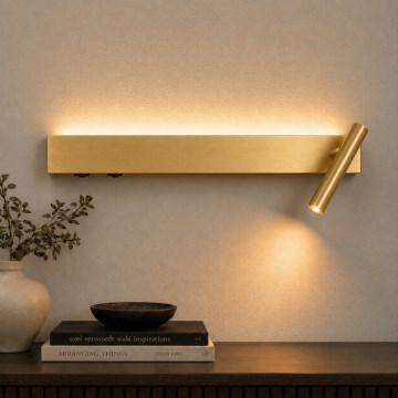 Brilagi - LED nástenné bodové svietidlo ARLIX LED/3W/230V + LED/7W zlaté CRI 90