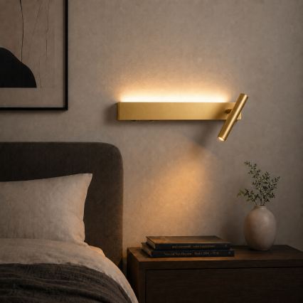 Brilagi - LED nástenné bodové svietidlo ARLIX LED/3W/230V + LED/7W zlaté CRI 90