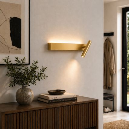 Brilagi - LED nástenné bodové svietidlo ARLIX LED/3W/230V + LED/7W zlaté CRI 90