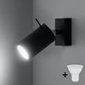 BRILAGI -  LED Nástenné bodové svietidlo ASMUS 1xGU10/7W/230V čierna