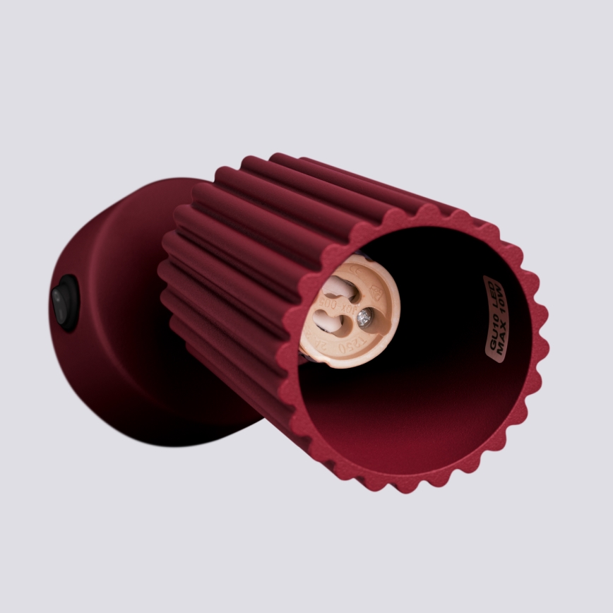 Brilagi - LED nástenné bodové svietidlo CRESTO 1xGU10/10W/230V bordová