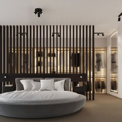 Brilagi - LED nástenné bodové svietidlo CRESTO 1xGU10/10W/230V čierna