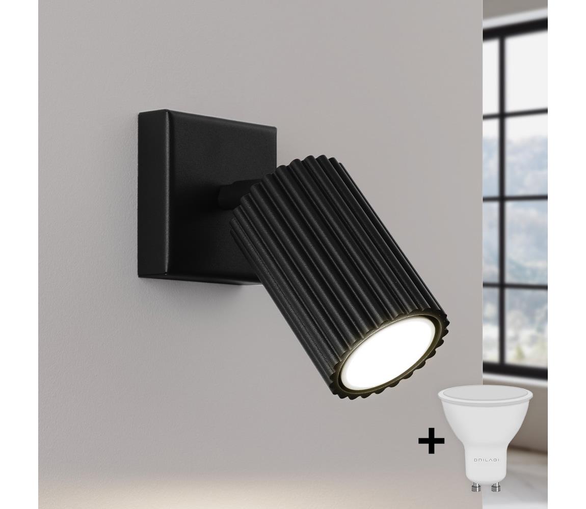Brilagi - LED nástenné bodové svietidlo CRESTO 1xGU10/10W/230V čierne BR.1578