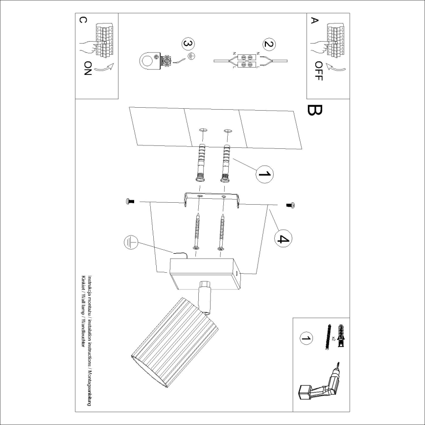 BRILAGI - LED nástenné bodové svietidlo CRESTO 1xGU10/10W/230V oranžové