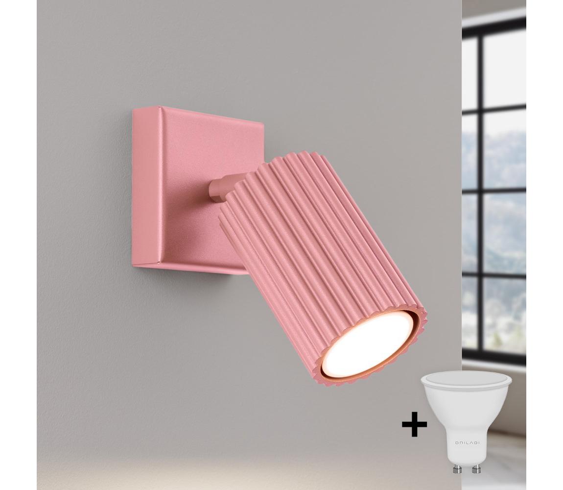 Brilagi - LED nástenné bodové svietidlo CRESTO 1xGU10/10W/230V ružové BR.1932